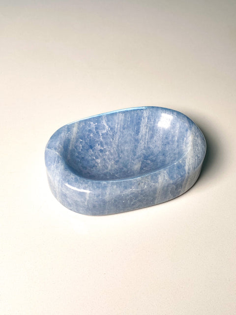 blue calcite bowl #2